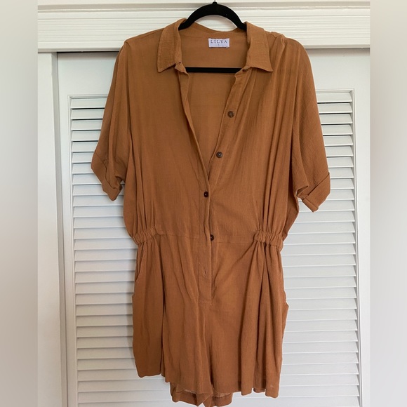 Brown jumpsuit - Picture 1 of 2